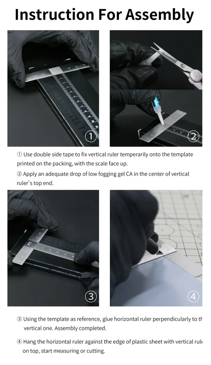 DSPIAE SST-01 Stainless Steel T Ruler
