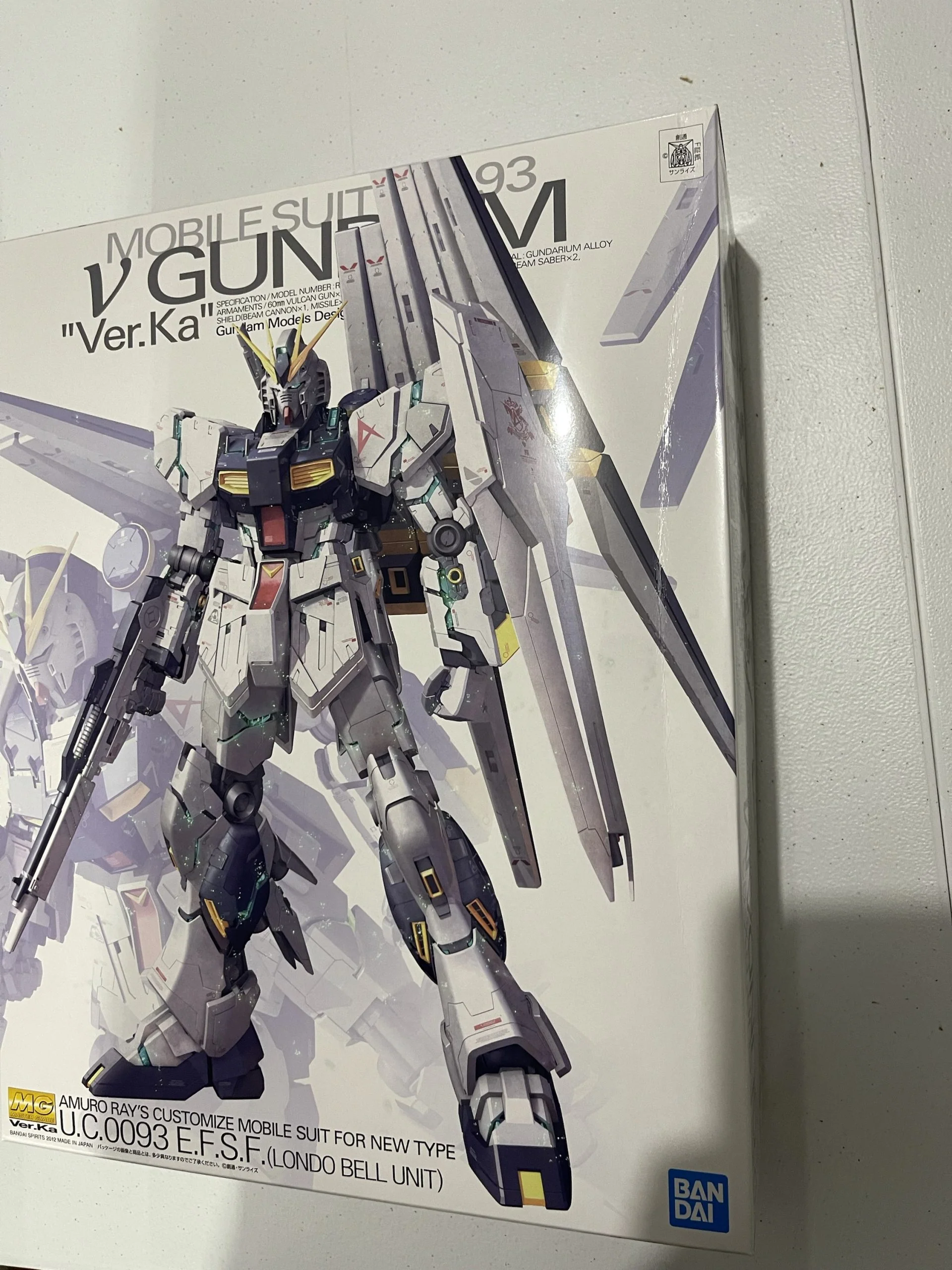 MG RX-93 NU GUNDAM