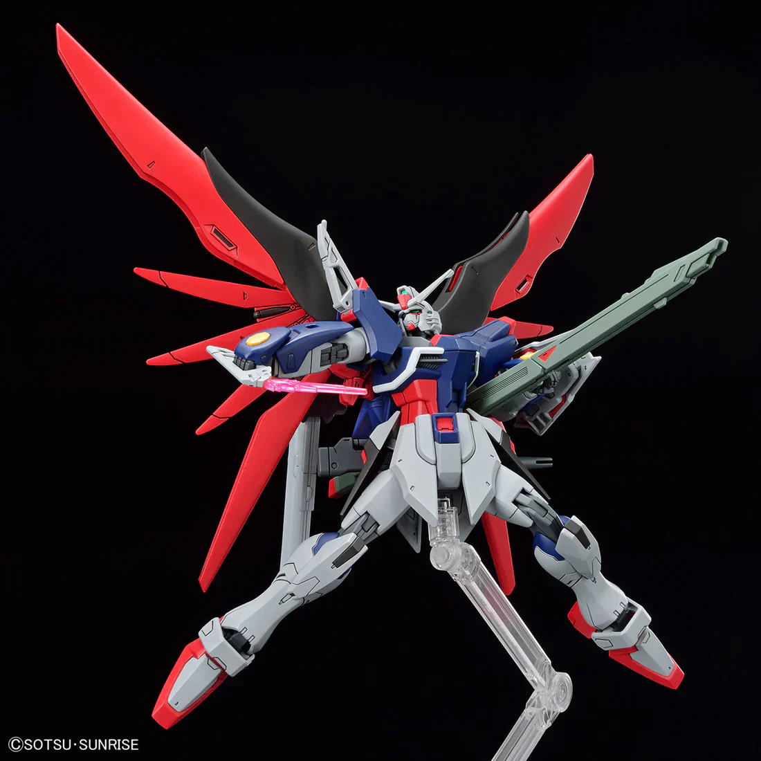 HGCE #258 ZGMF/A-42S2 Destiny Gundam Spec II (& Zeus Silhouette)