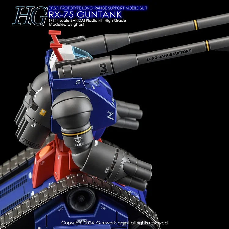 G-REWORK - [HG] RX-75 Guntank (Water Decal)
