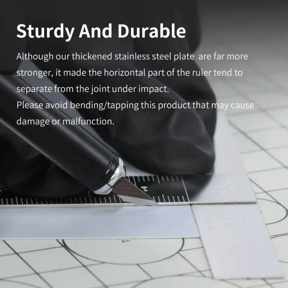 DSPIAE SST-01 Stainless Steel T Ruler