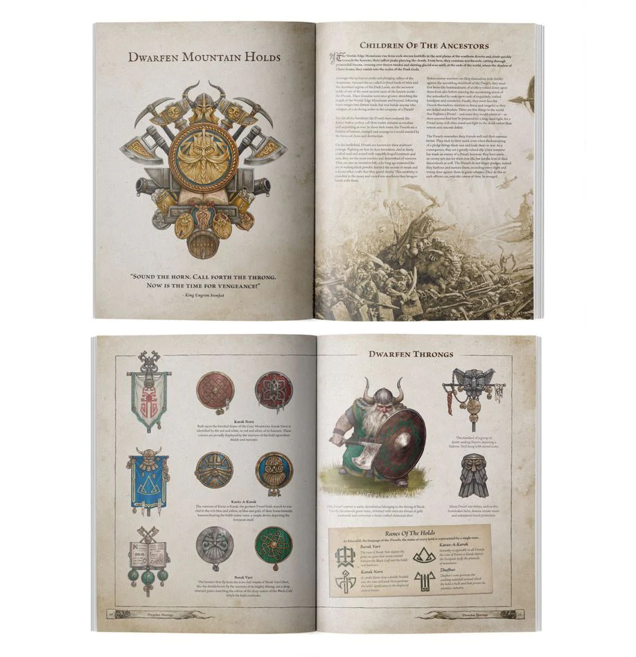 Warhammer The Old World Arcane Journal: Dwarfen Mountain Holds