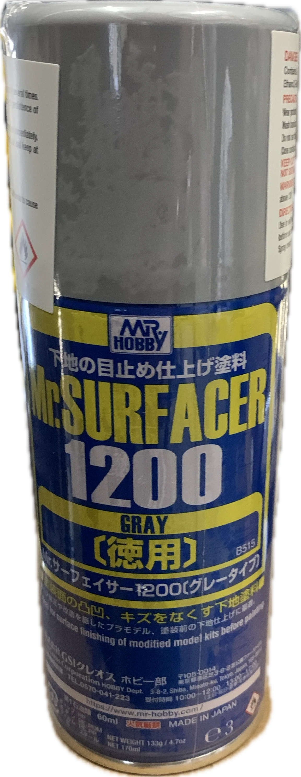 Mr. Surfacer 1200 Grey Spray