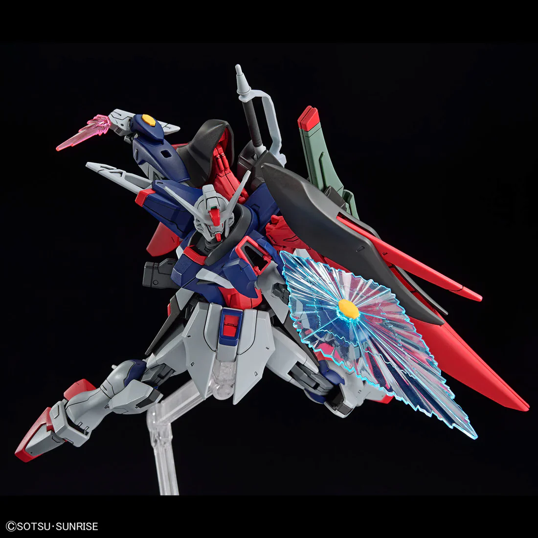 HGCE #258 ZGMF/A-42S2 Destiny Gundam Spec II (& Zeus Silhouette)