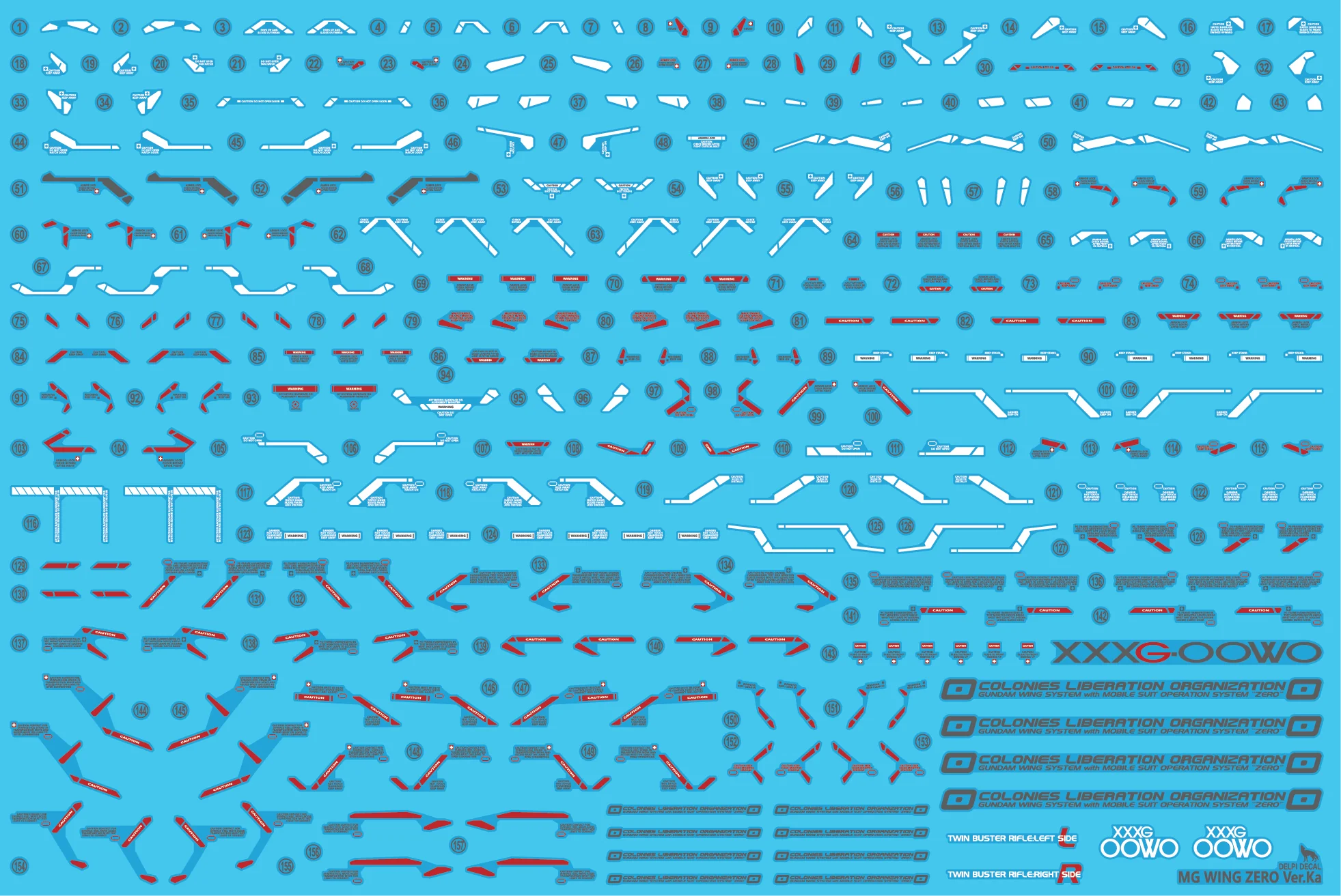 MG Wing Zero EW Ver.Ka (Water Decal)