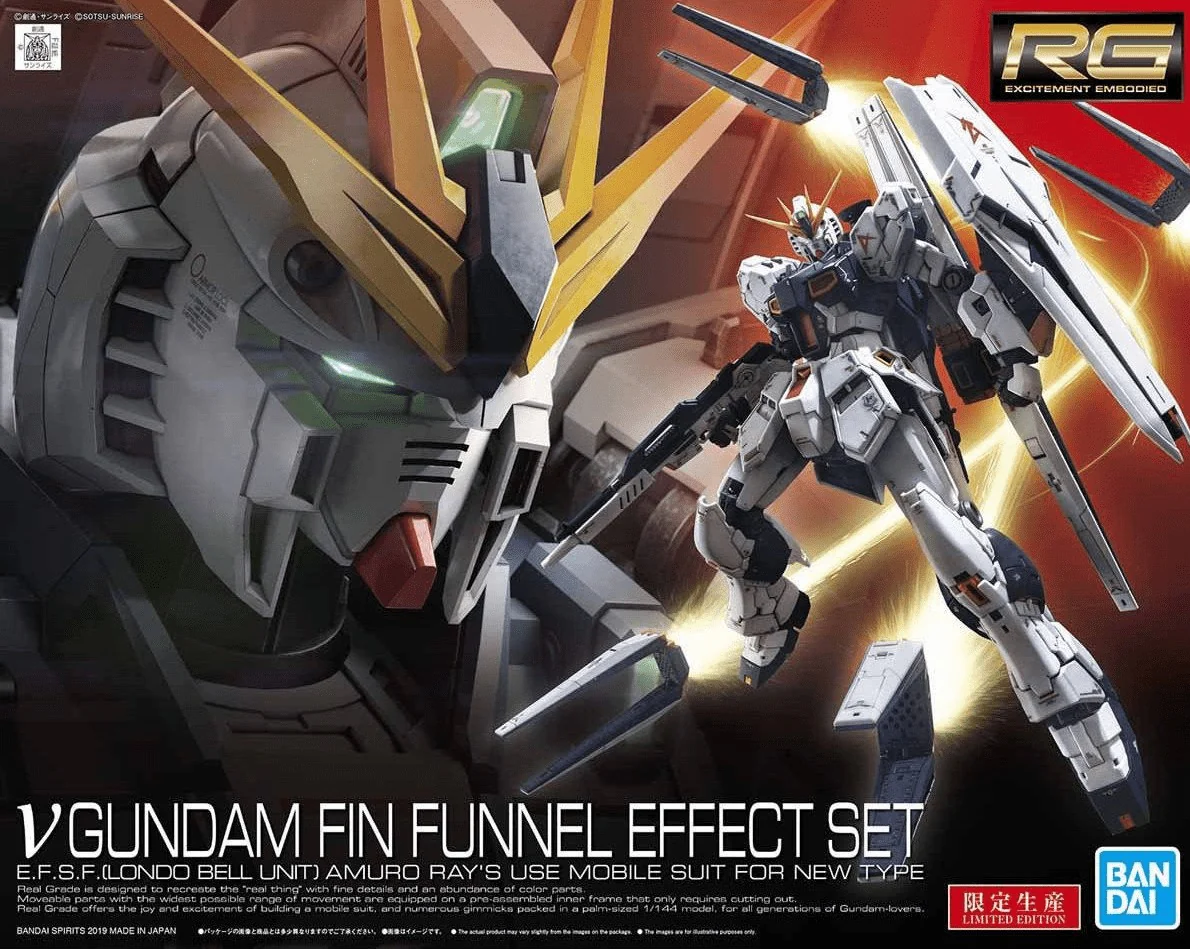 RG RX-93 Νu Gundam Fin Funnel Effect Set