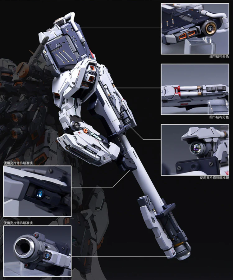 Fortune Meow’s 1/100 RX93 Nu Gundam ver.KA Resin Conversion Kit (Includes Pre-Cut Masking Tape)