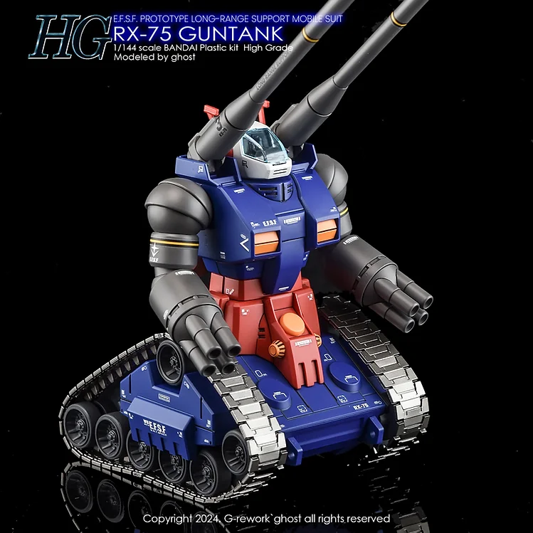 G-REWORK - [HG] RX-75 Guntank (Water Decal)
