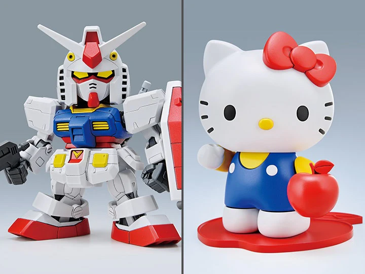 SD GUNDAM EX-STANDARD RX-78-2 GUNDAM / HELLO KITTY SET