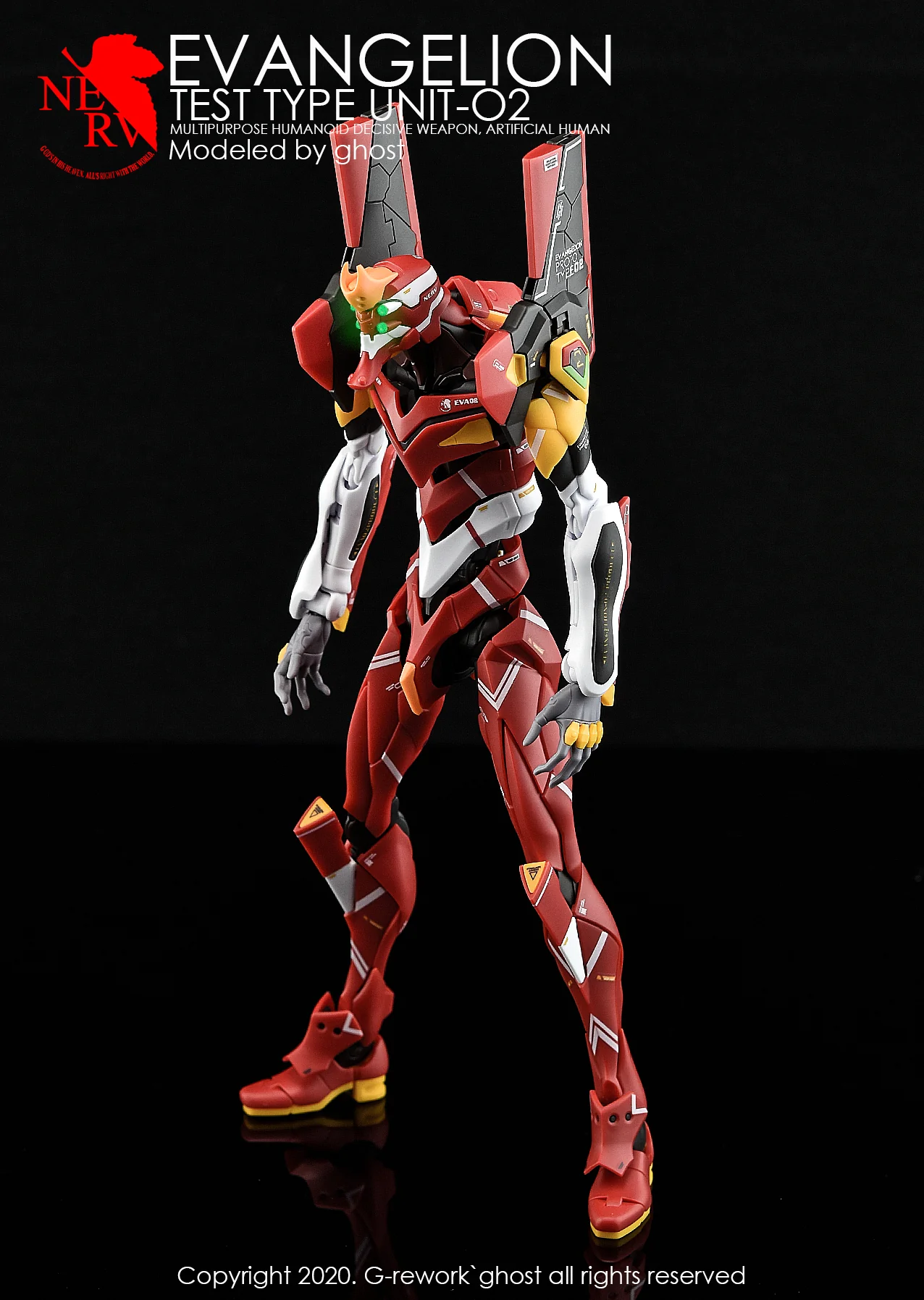 G-REWORK - [RG] Evangelion Unit-02 (Water Decal)