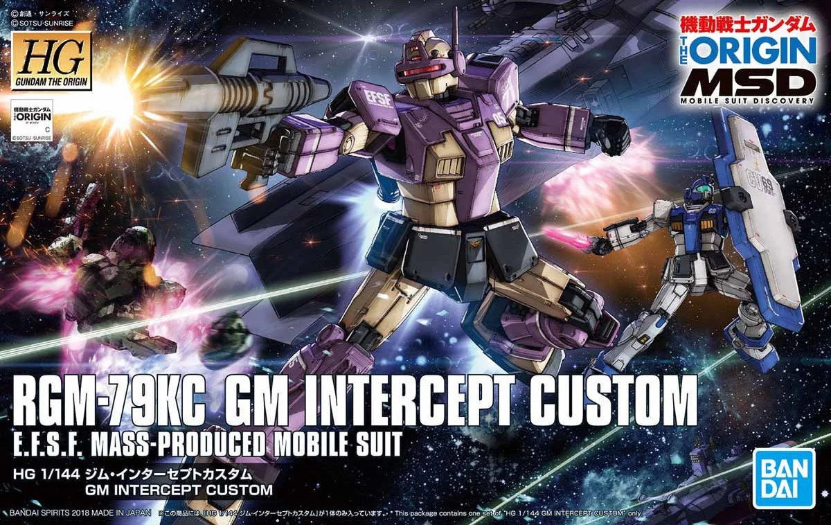 HG The Origin #23 RGM-79KC GM Intercept Custom