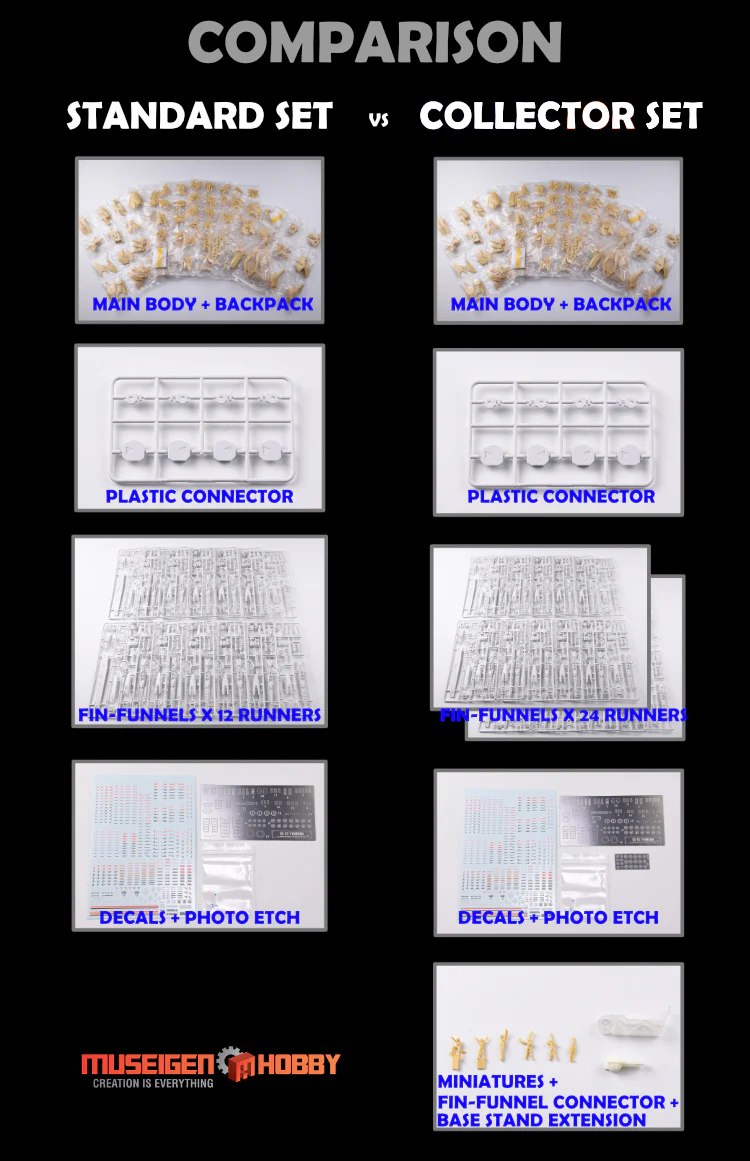 Fortune Meow’s 1/100 RX93 Nu Gundam ver.KA Resin Conversion Kit (Includes Pre-Cut Masking Tape)