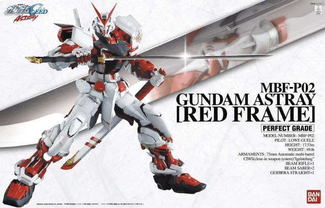 PG MBF-P02 GUNDAM ASTRAY RED FRAME