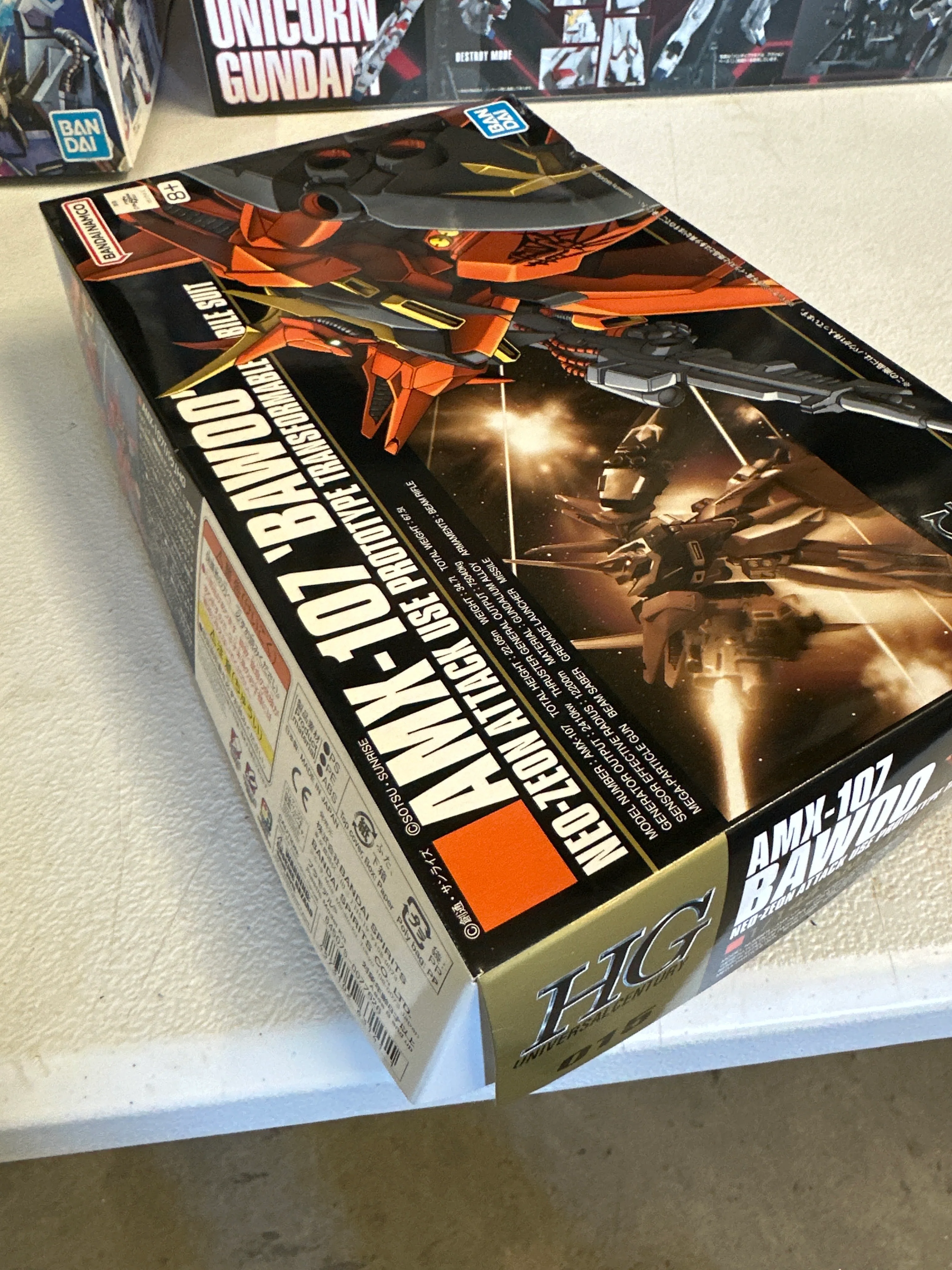 HGUC #15 AMX-107 Bawoo [Damage Box ]