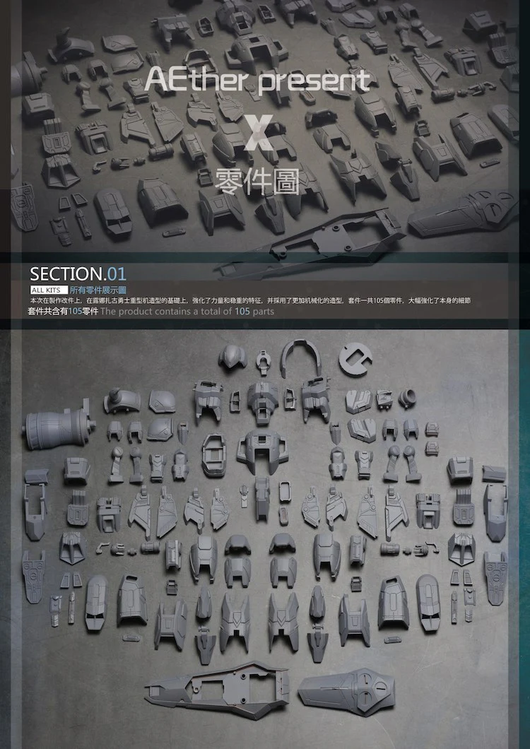 AEther 1/100 Gunner Zaku Warrior Lunamaria Conversion Kit