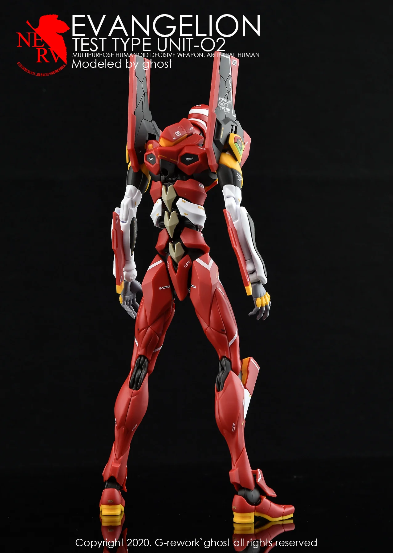 G-REWORK - [RG] Evangelion Unit-02 (Water Decal)