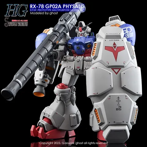 G-REWORK - [HG] RX-78 GP02A Physalis (Water Decal)