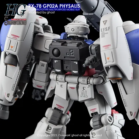 G-REWORK - [HG] RX-78 GP02A Physalis (Water Decal)