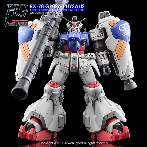 G-REWORK - [HG] RX-78 GP02A Physalis (Water Decal)