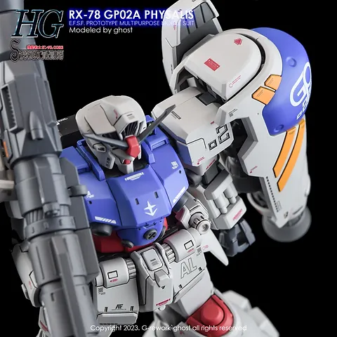G-REWORK - [HG] RX-78 GP02A Physalis (Water Decal)
