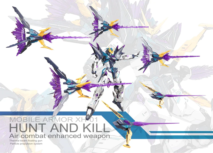 Mobile Armor XH-01 Hunt And Kill Falcon 1/100 Scale Model Kit