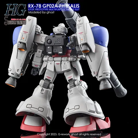 G-REWORK - [HG] RX-78 GP02A Physalis (Water Decal)
