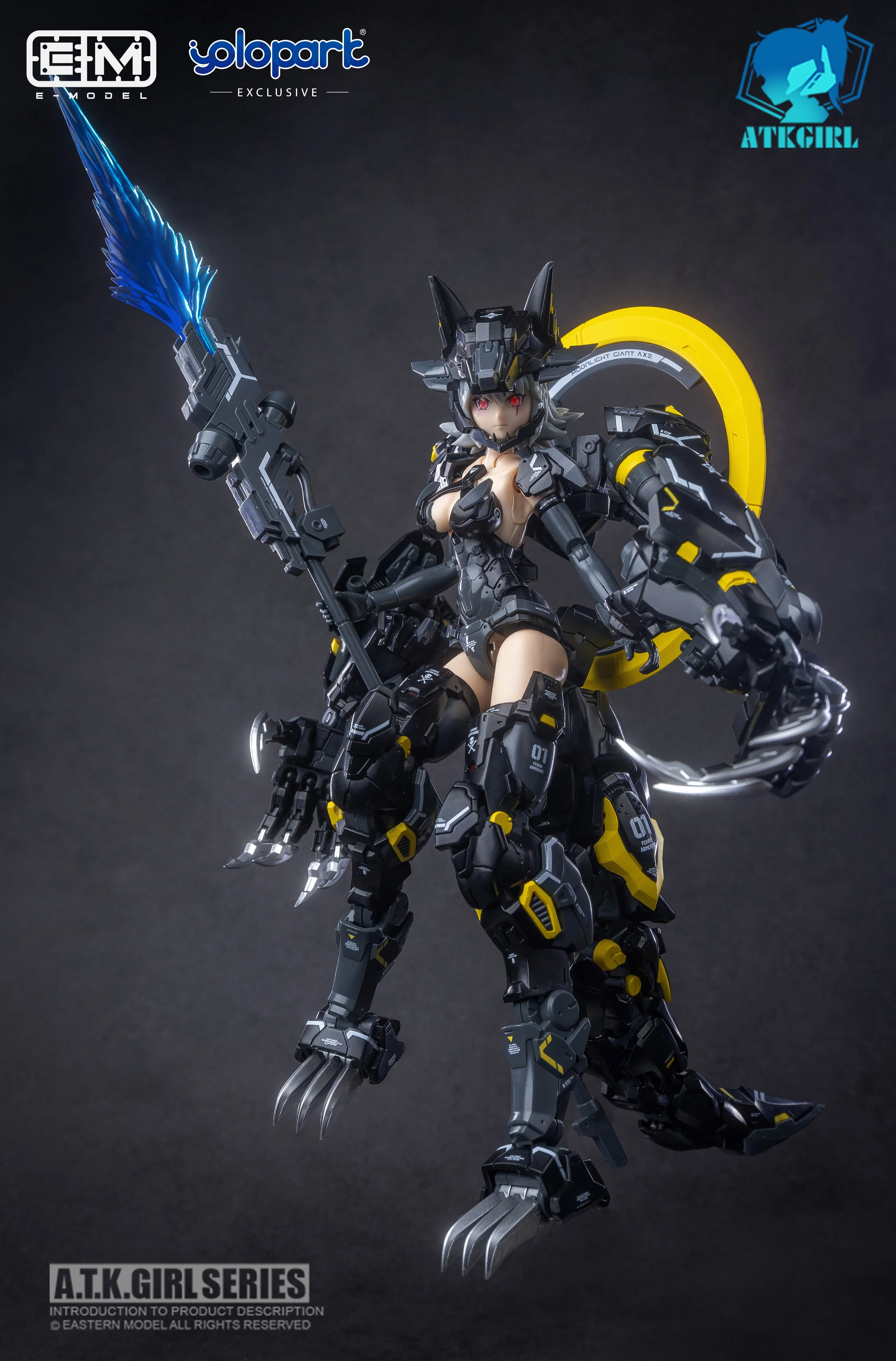 A.T.K. Girl Fenrir (Stealth Ver.) 1/12 Scale Model Kit