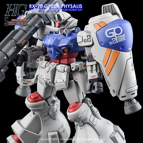 G-REWORK - [HG] RX-78 GP02A Physalis (Water Decal)