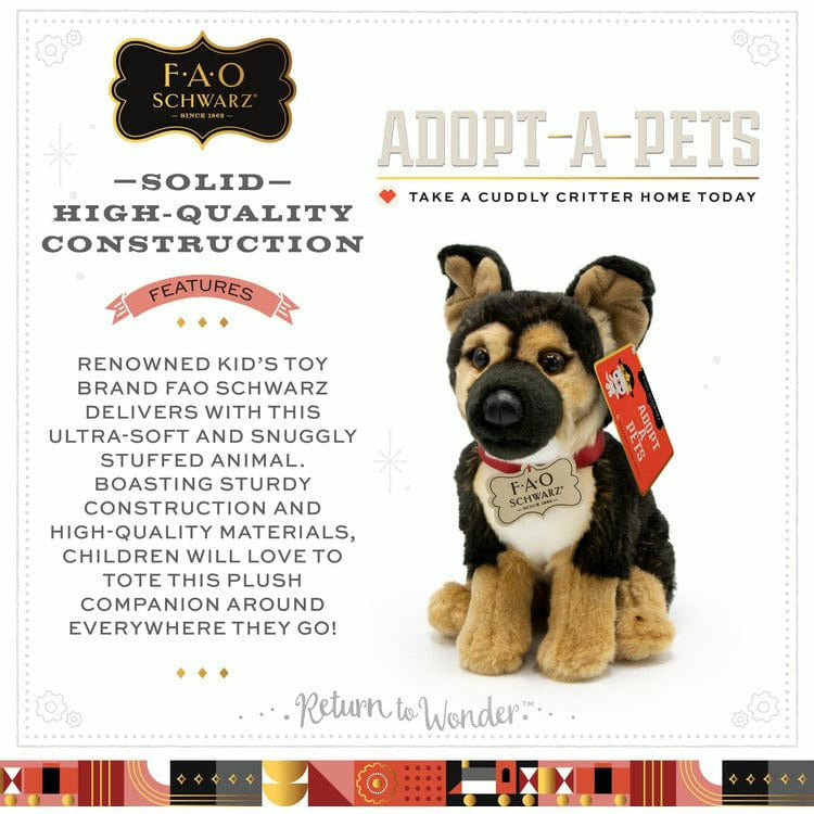 Puppy Floppy German Shepherd 10inch