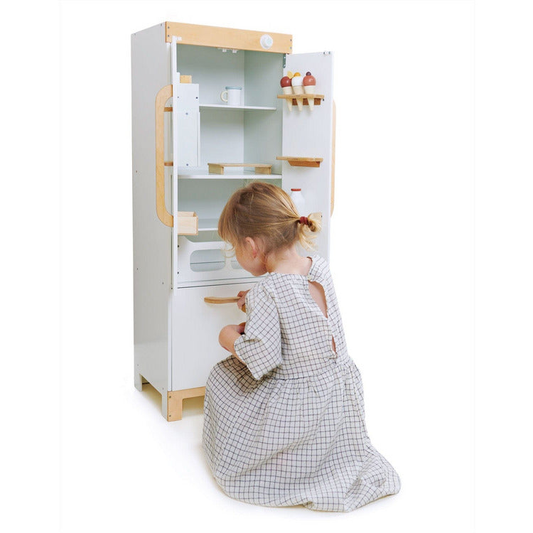 Wooden Pretend Play Refrigerator