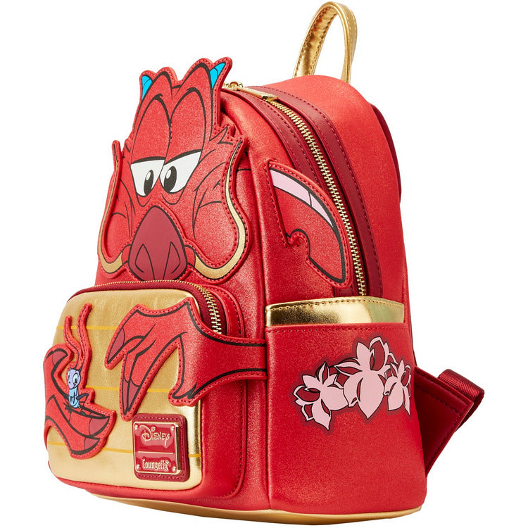 Mulan 25th Anniversary Mushu Glitter Cosplay Mini Backpack
