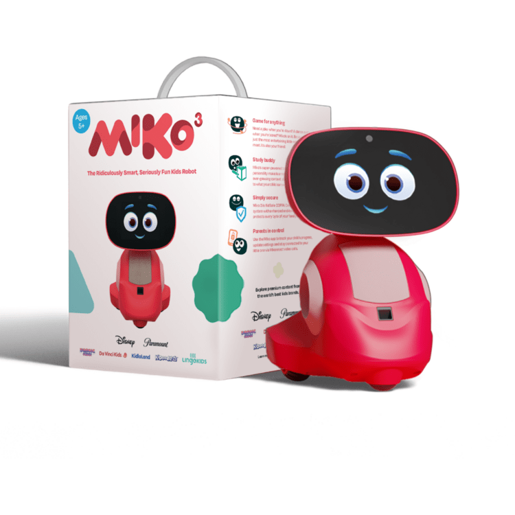 Miko 3: AI-Powered Smart Robot for Kids Red