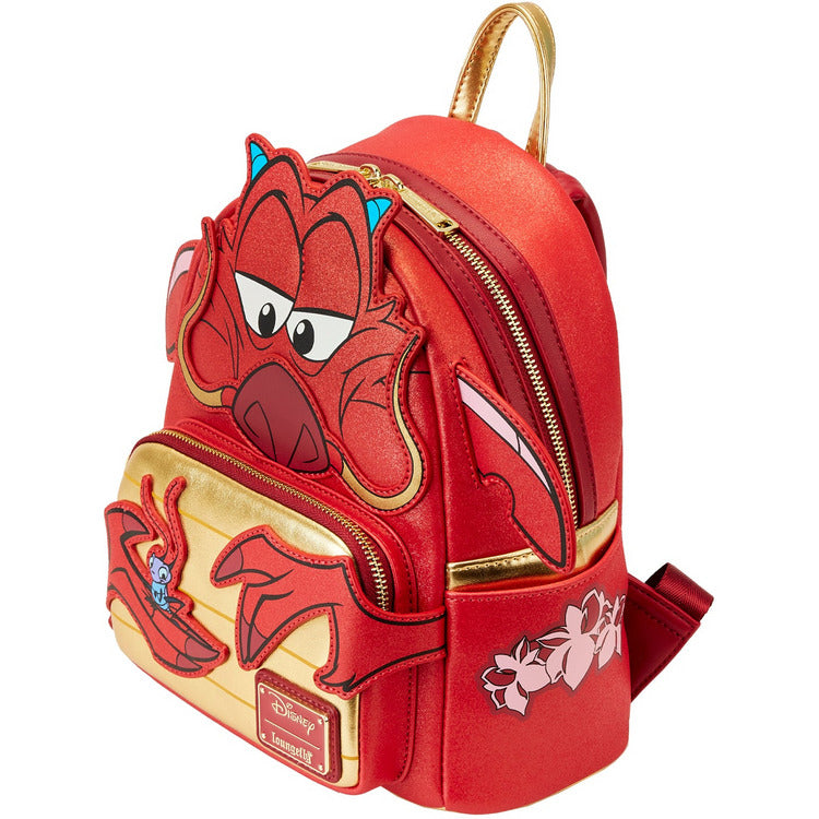 Mulan 25th Anniversary Mushu Glitter Cosplay Mini Backpack