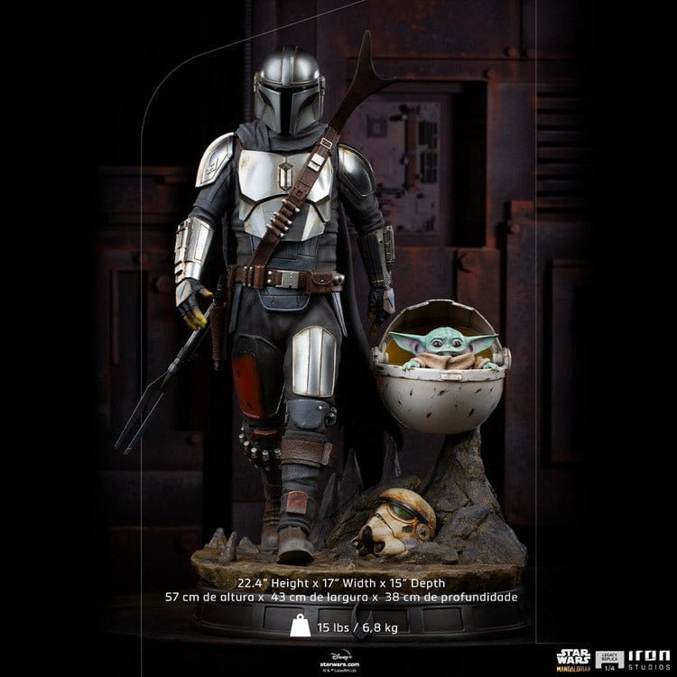 Statue The Mandalorian and The Child - The Mandalorian - Legacy Replica 1/4