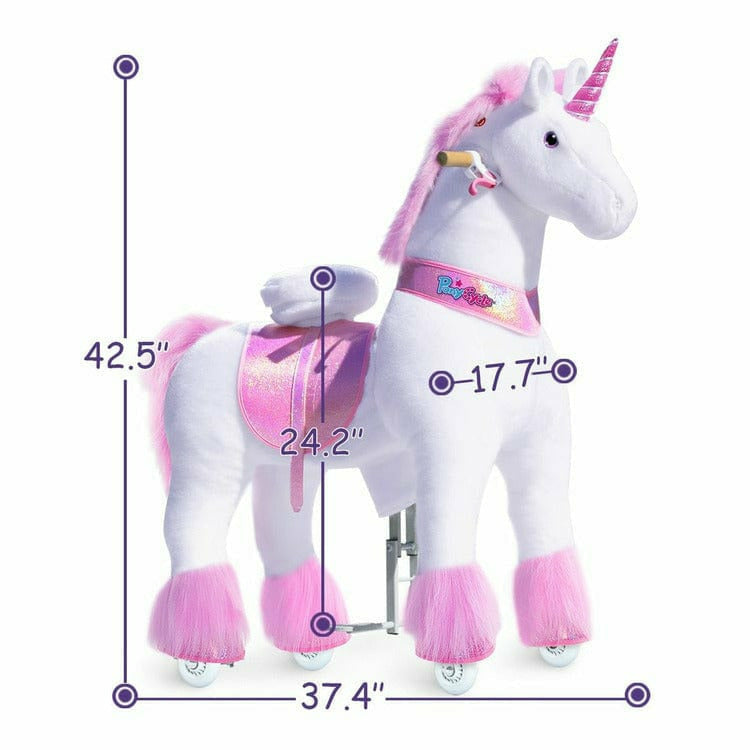 Pink Ride-On Unicorn Ages 7+
