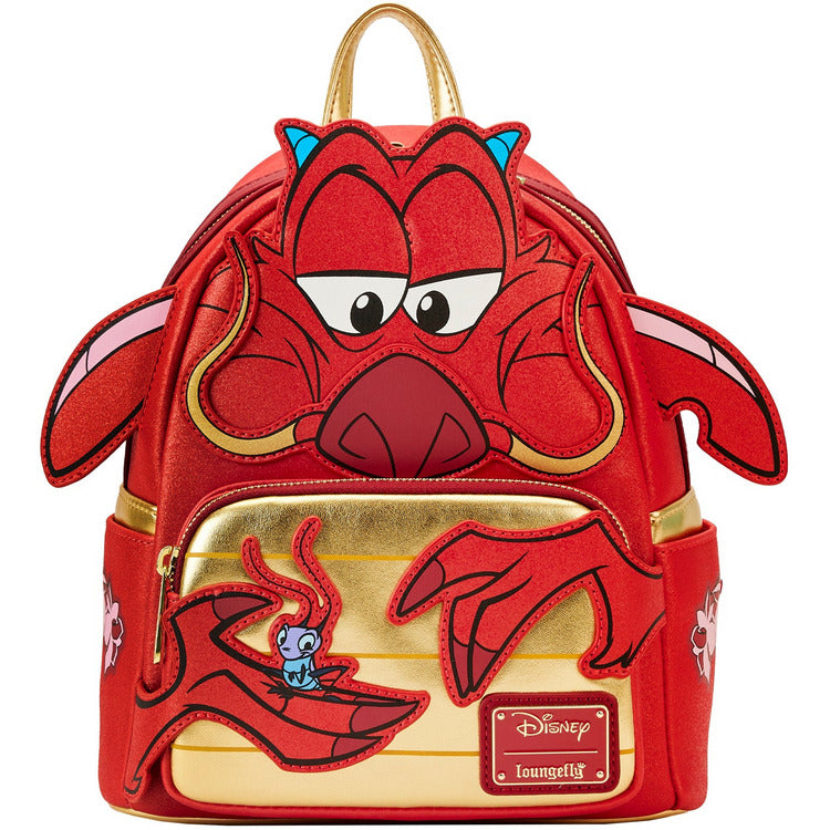 Mulan 25th Anniversary Mushu Glitter Cosplay Mini Backpack
