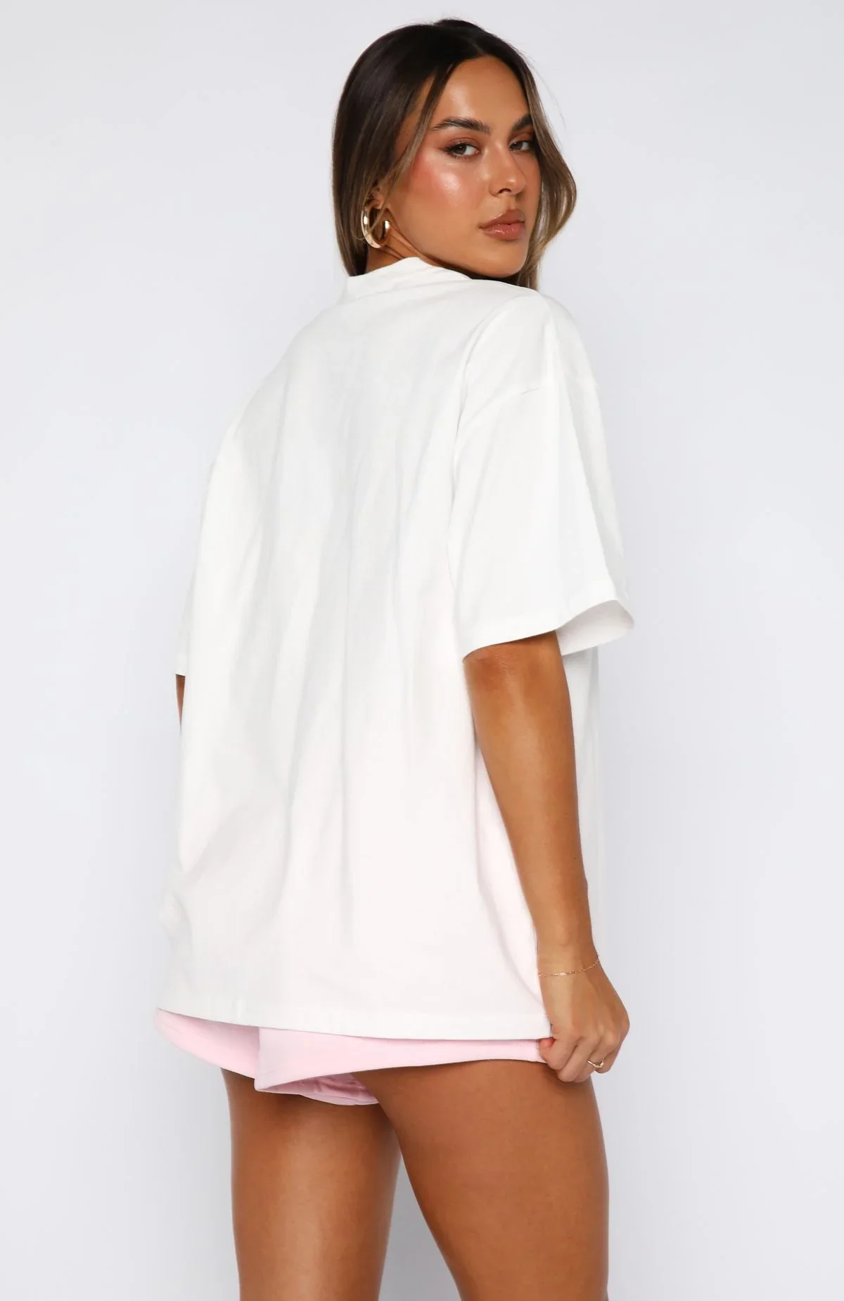 Permanent Love Oversized Tee White