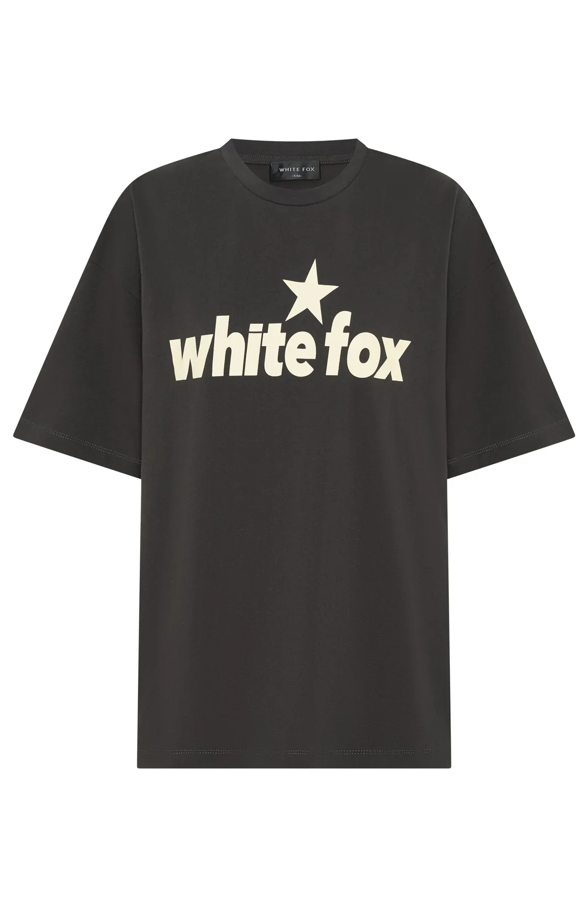 From The Archives Charli Oversized Tee Charcoal