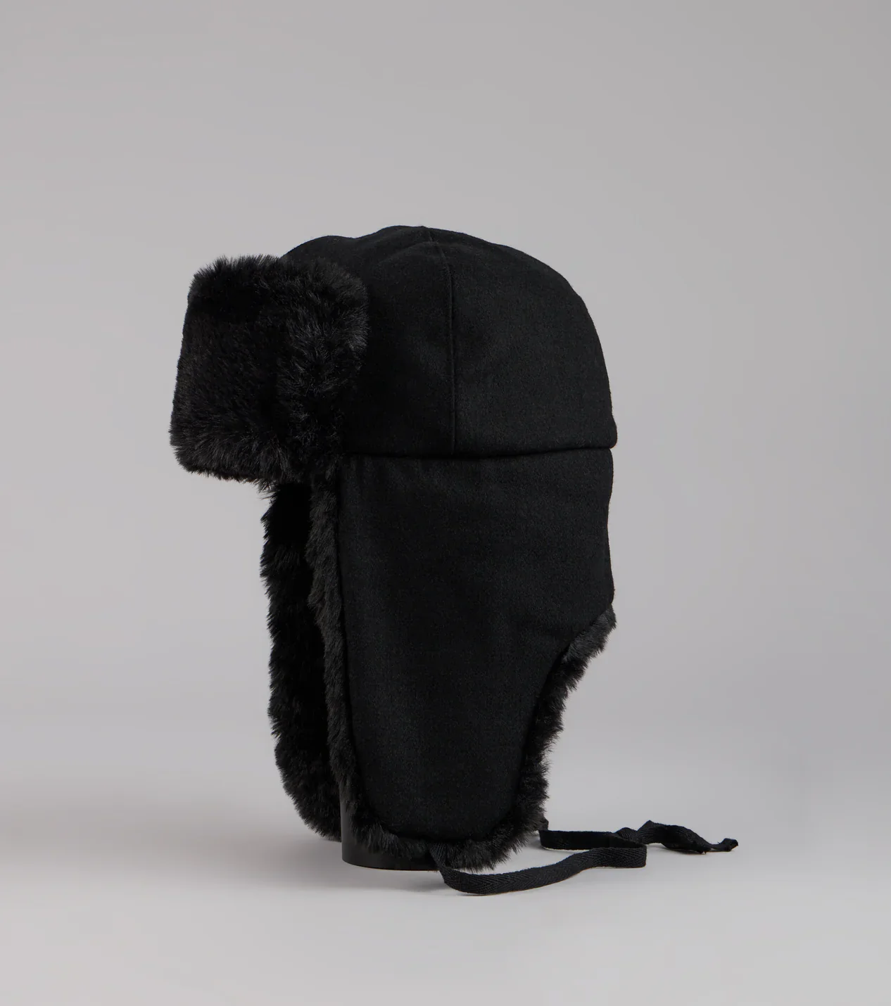 Kangol Faux Fur Trim Trapper Hat