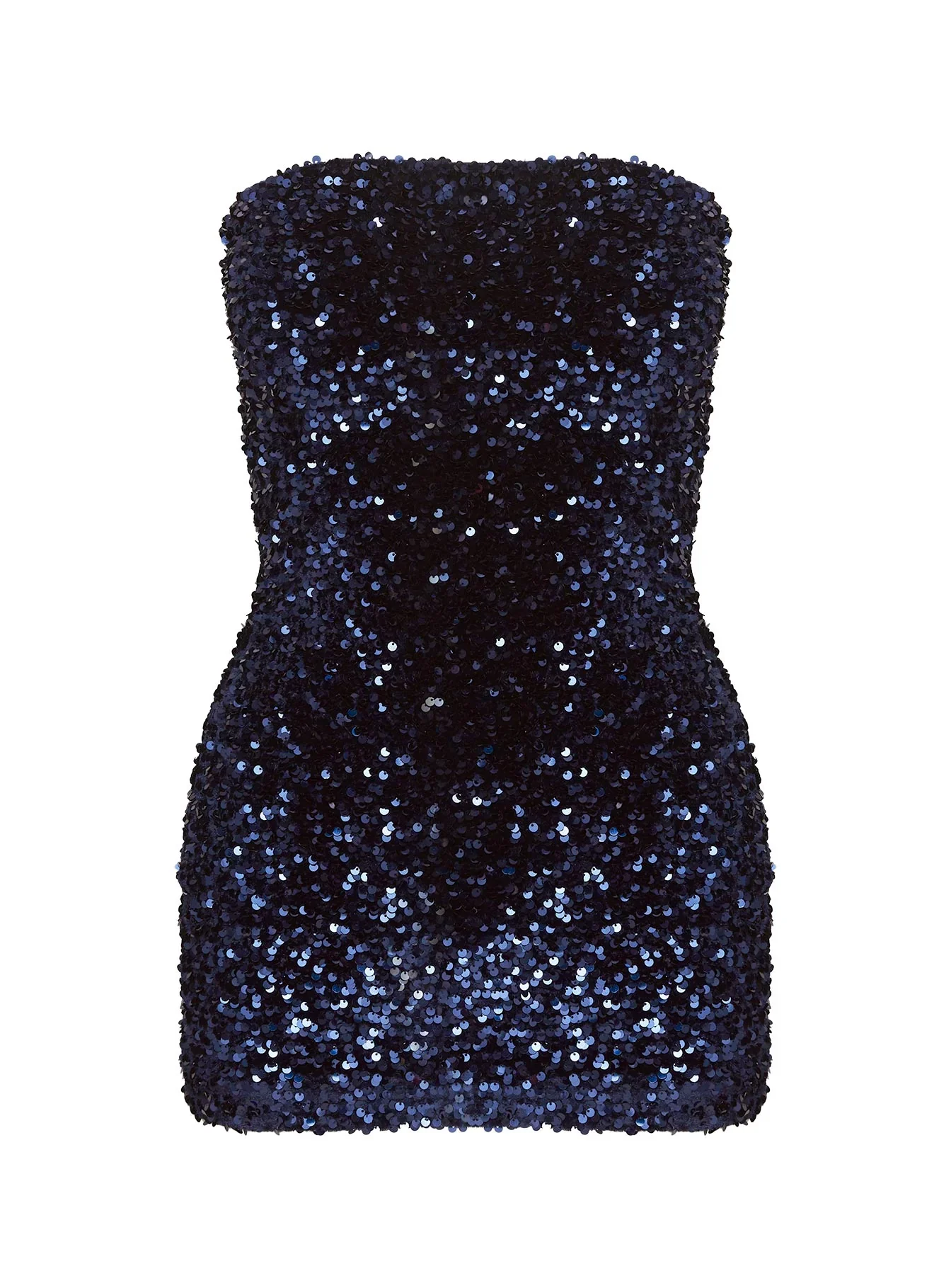 Eldoni Strapless Mini Dress Navy
