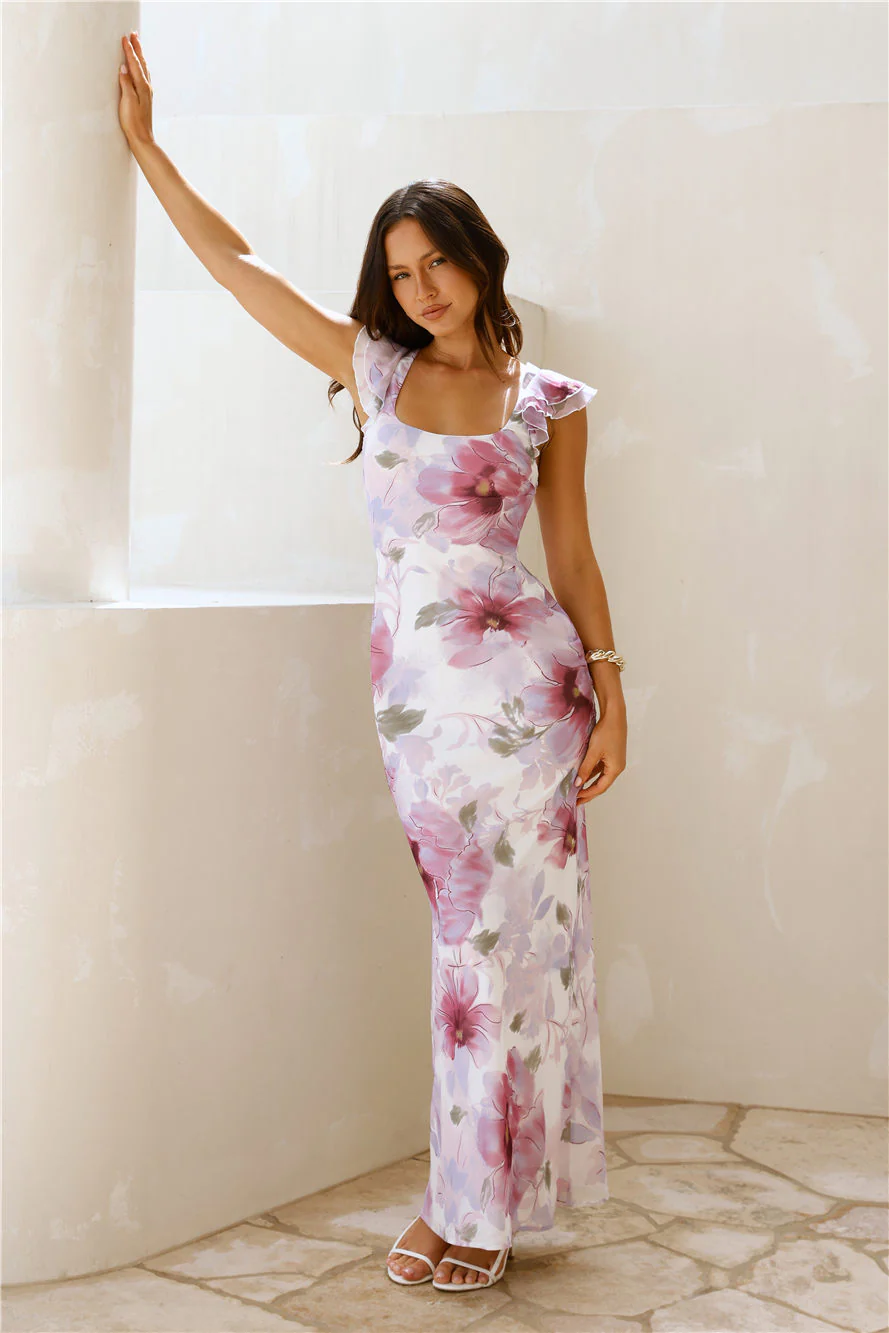League Of Her Own Maxi Dress Floral