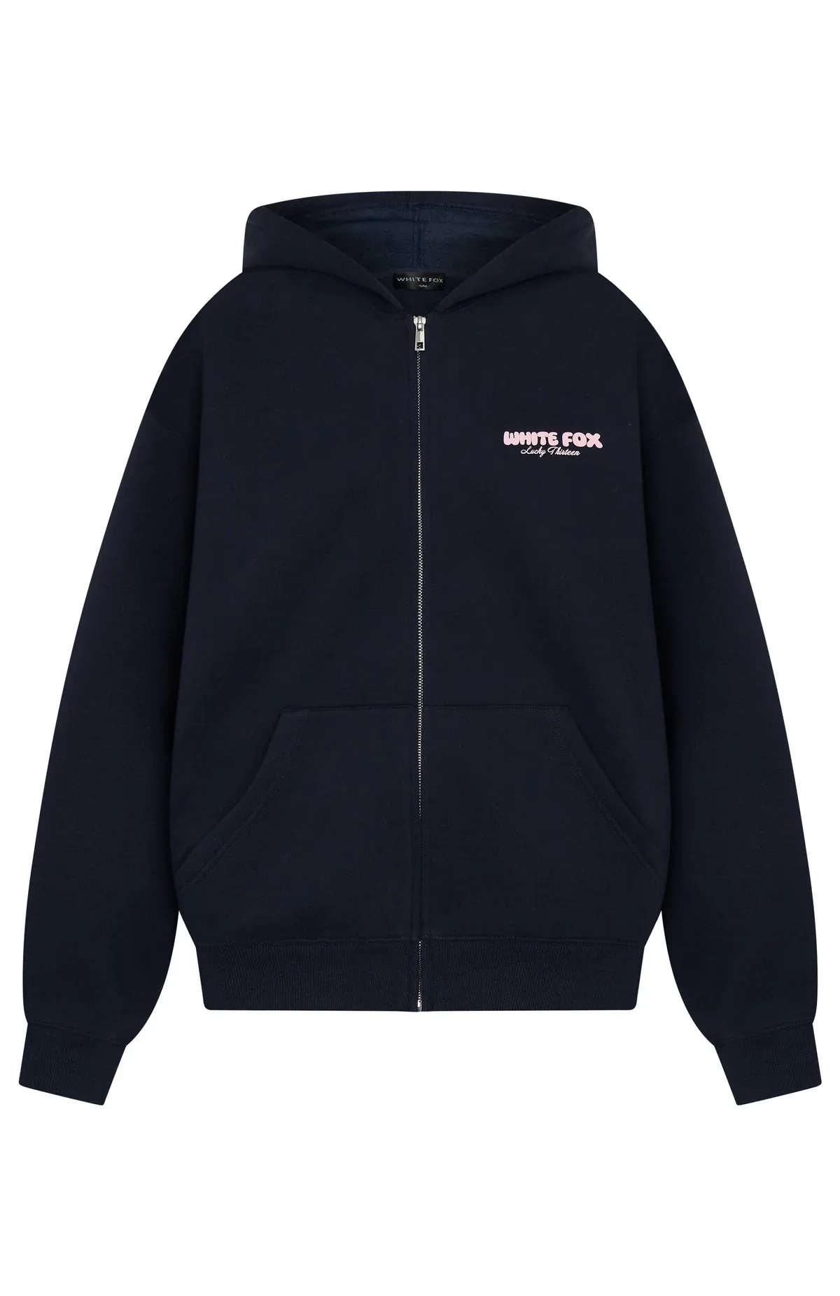 Lucky Thirteen Charise Zip Front Hoodie Navy