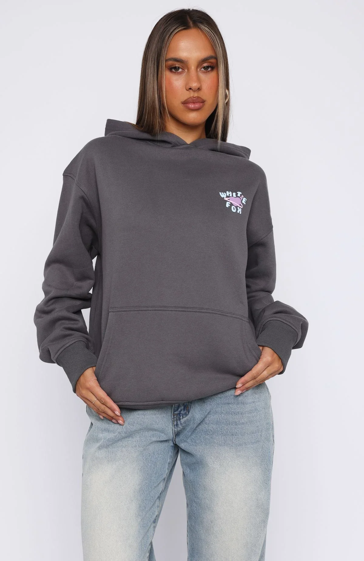 Not From This World Oversized Hoodie Volcanic