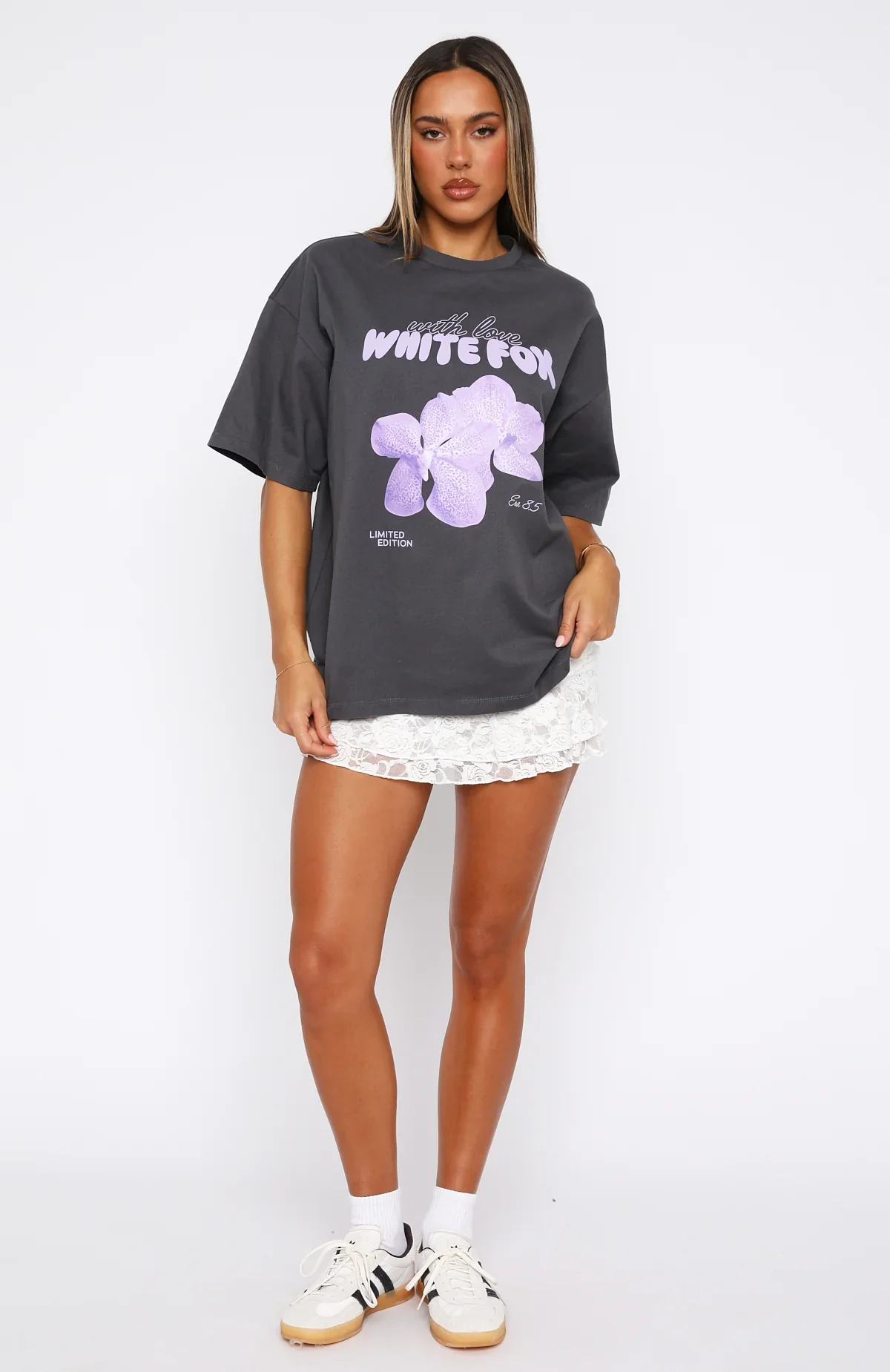 With Love Forever Oversized Tee Volcanic