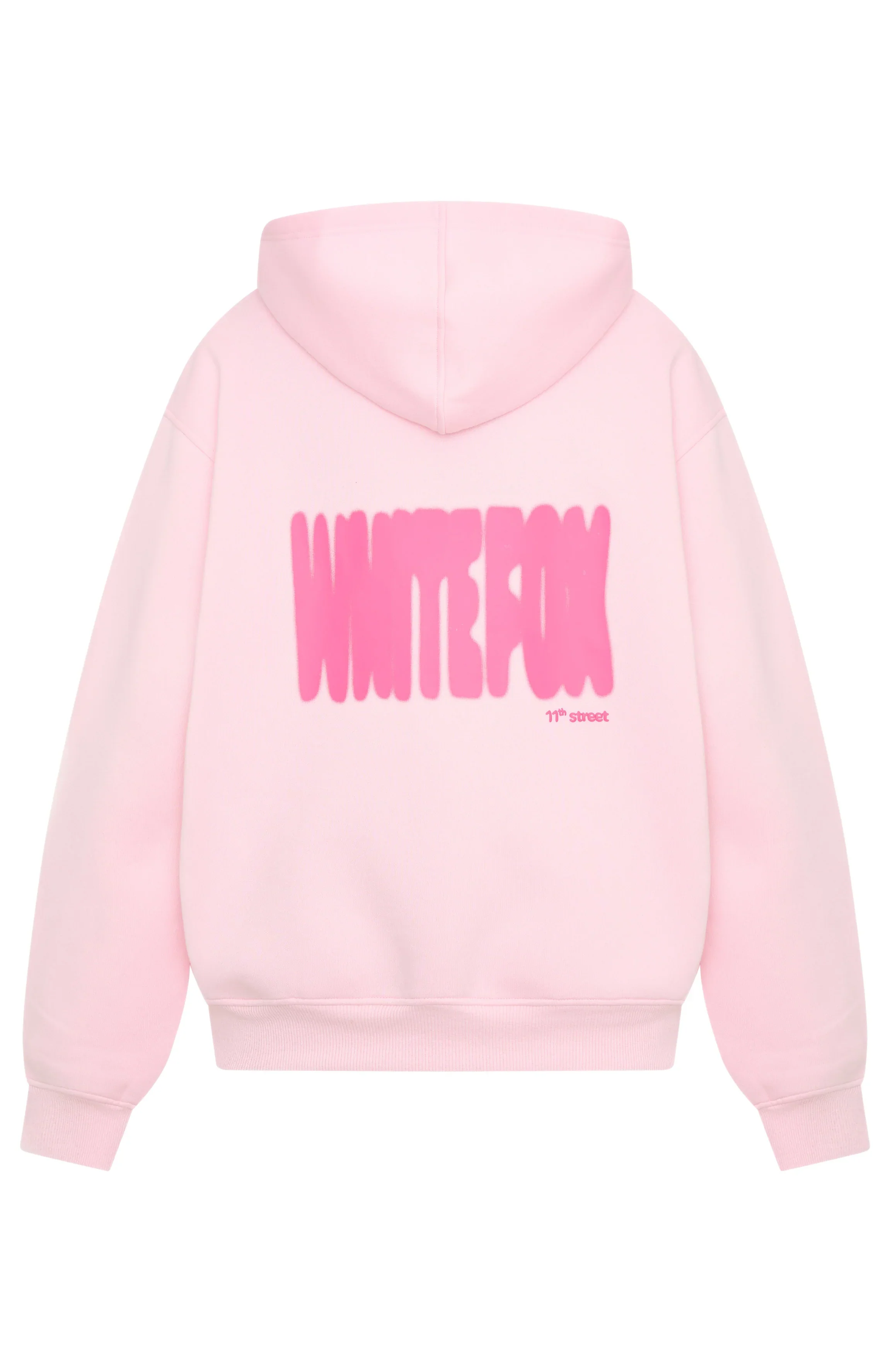 11th Street New York Or Nowhere Oversized Hoodie Pink Sugar