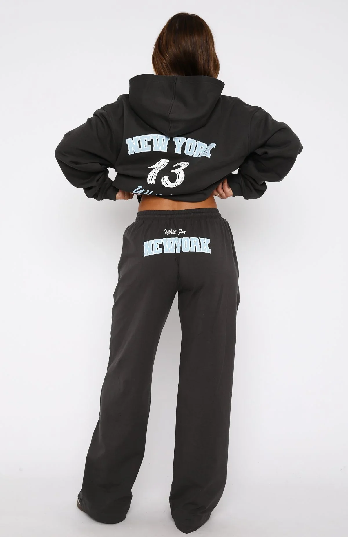 Team New York Track Pants Charcoal