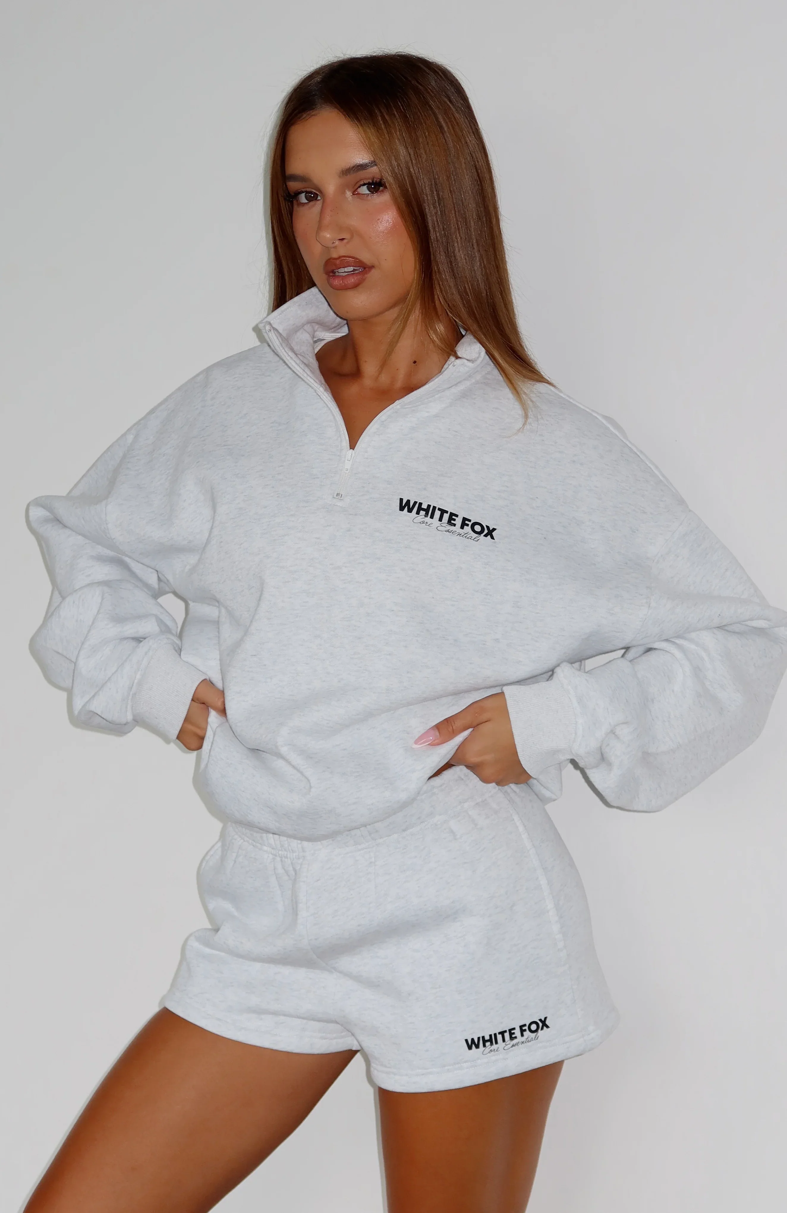 Core Essentials Lounge Shorts Grey Marle