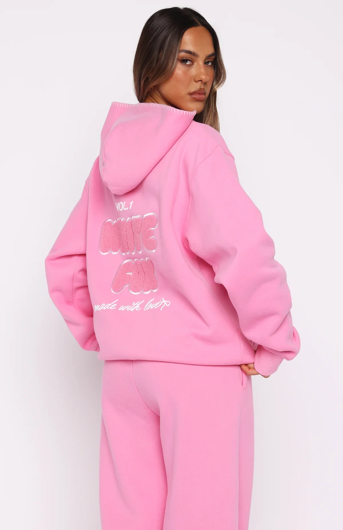 Vol. 1 Oversized Hoodie Bubblegum