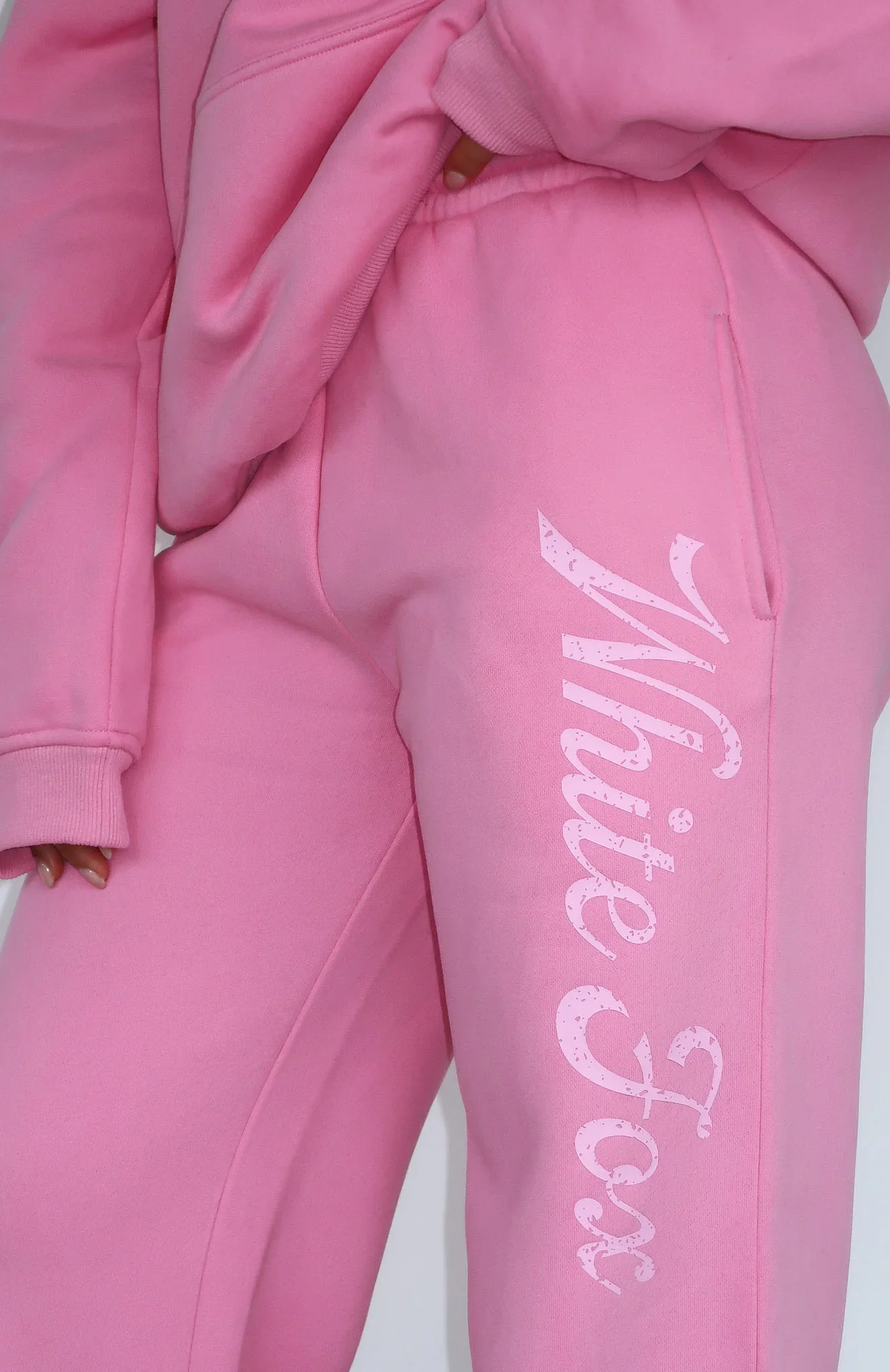 The Good Life Wide Leg Sweatpants Pink