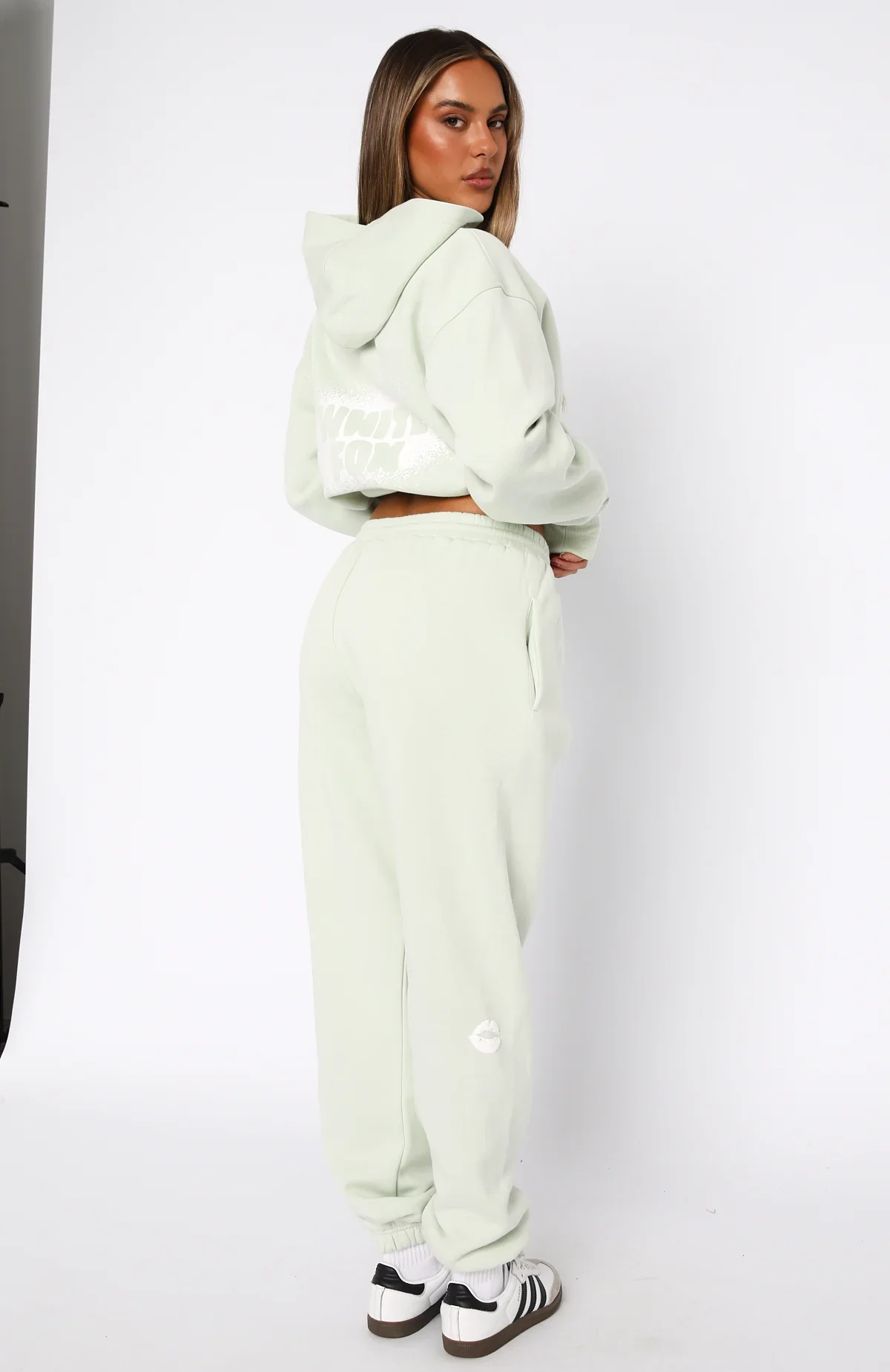 11th Street Keeping It Real Sweatpants Iced Matcha